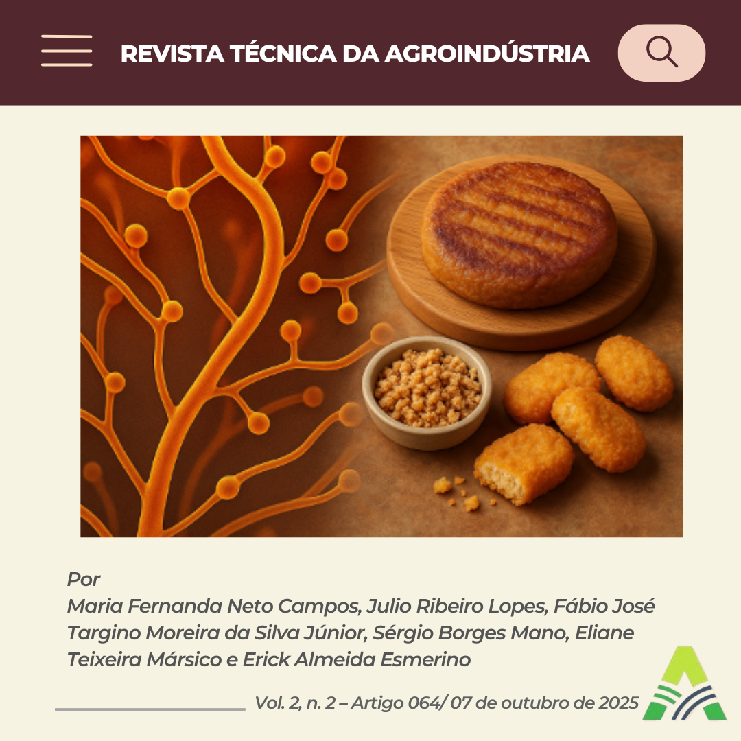 MICOPROTEÍNAS COMO ALTERNATIVA PROTEICA: AVANÇOS, BARREIRAS E PERSPECTIVAS NA INDÚSTRIA DE ALIMENTOS